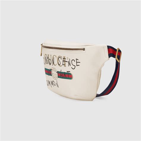 common sense is not that common gucci belt bag|who wrote the Gucci slogan.